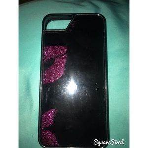 Moving Glitter Lips Phone Case